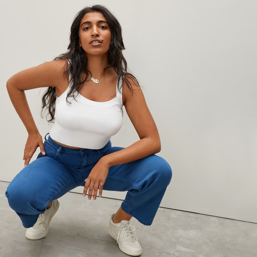 Everlane The Cropped Cami Sweater Tank | XS
